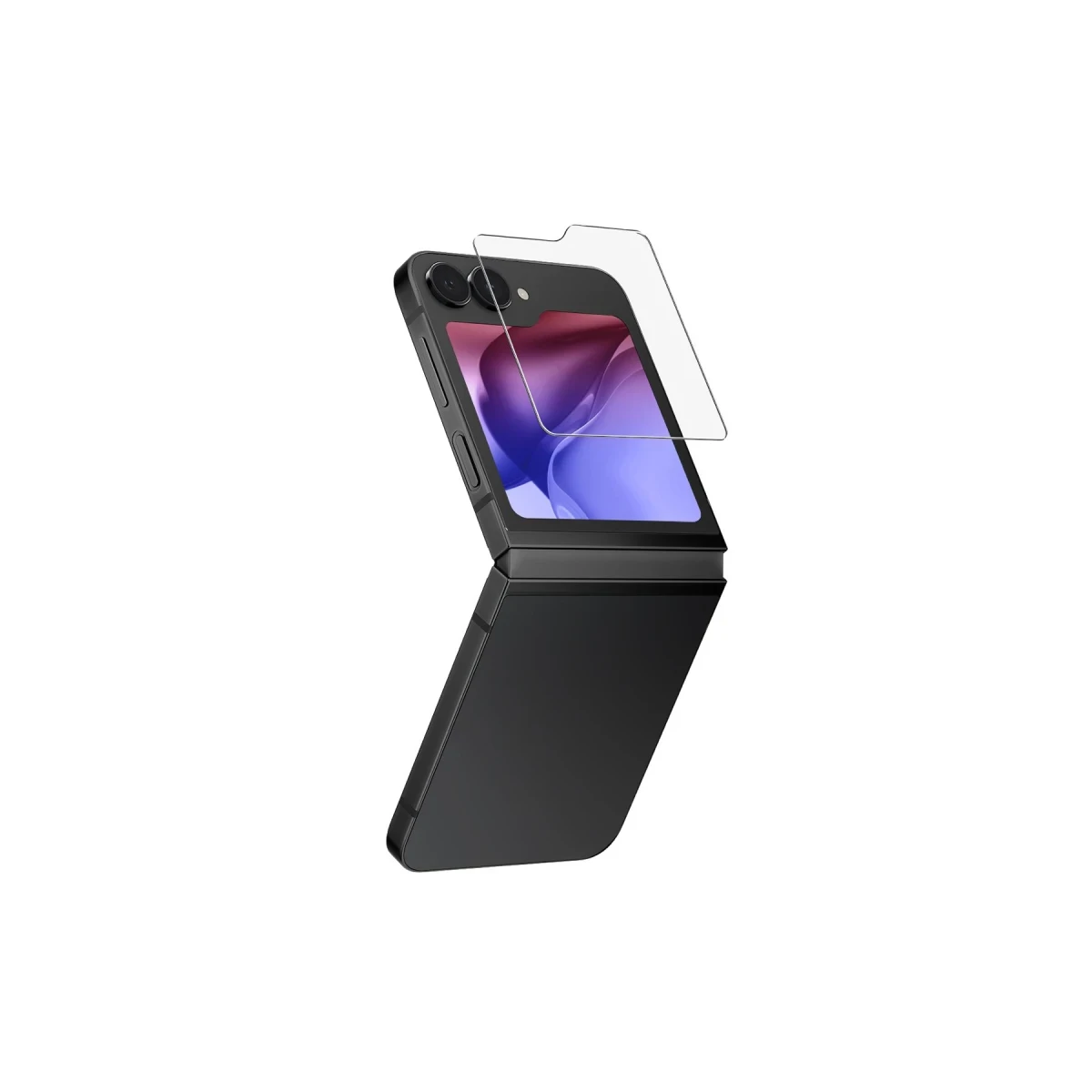 Uniq Samsung Galaxy Z Flip 6 Optix Vivid Cam Ekran Koruyucu - Siyah